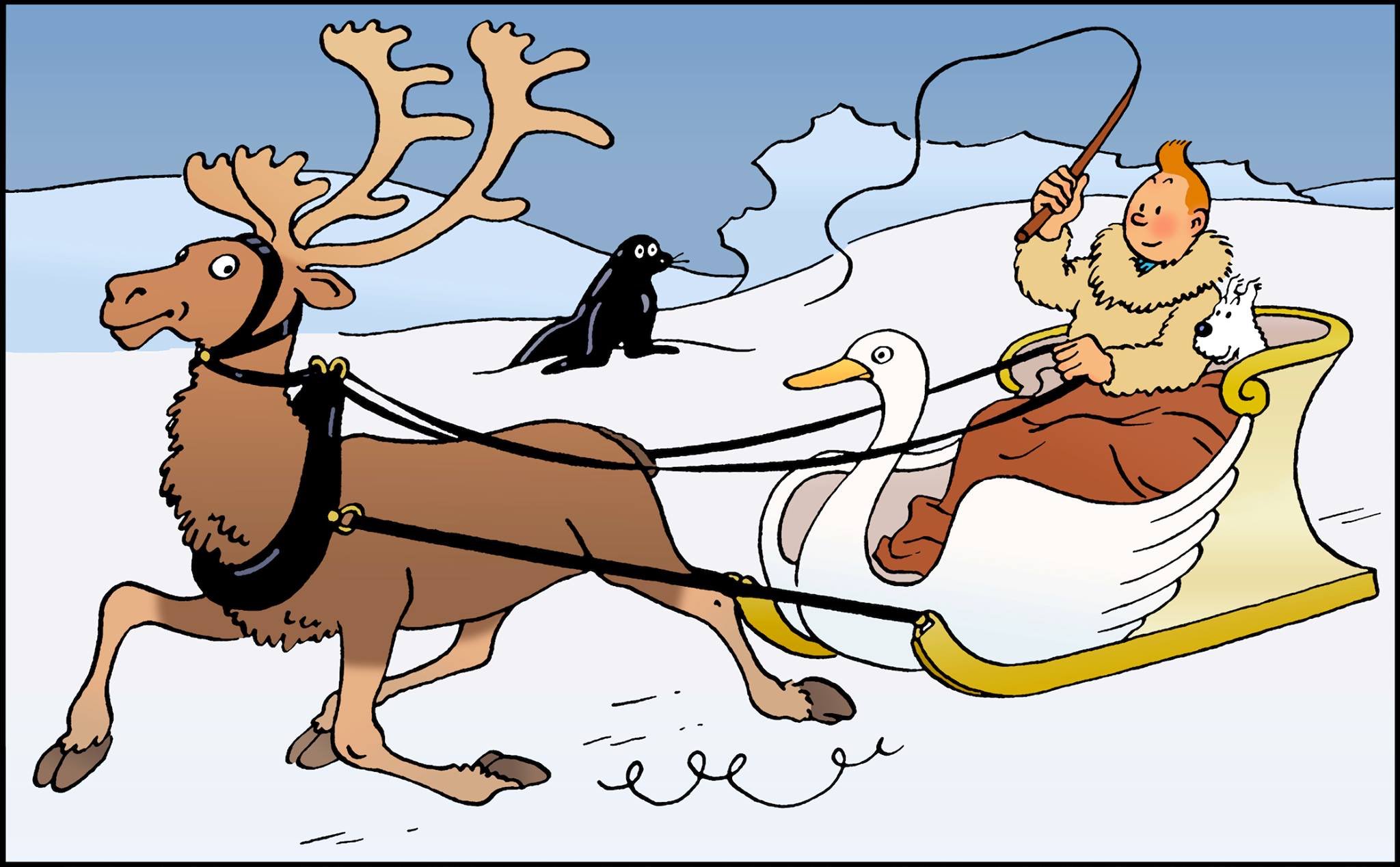 TINTIN SIGNÉ HERGÉ on Twitter "1942 ☀ JOYEUX NOËL • MERRY CHRISTMAS