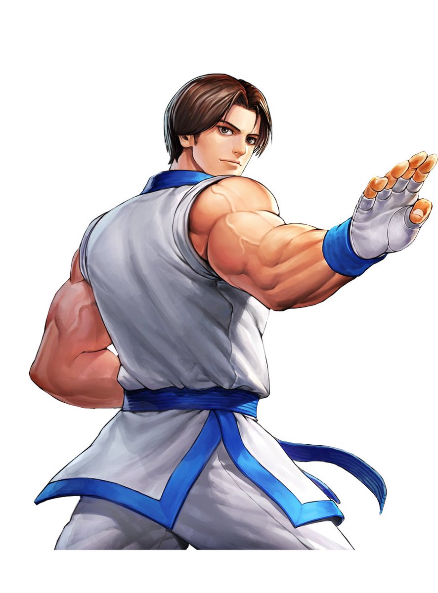 KIM KAPHWAN - "The Crown Jewel of Taekwondo"Age: 30Country: South KoreaTeam: Korea Justice Team (Kim Team)Origins: Fatal Fury 2passionate, strict, and righteous, kim has an unmatched passion for justice. he attempts to rehabilitate criminals by teaching them to fight.