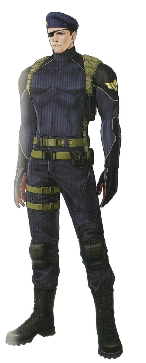HEIDERN - "General of the Soldiers of Fortune"Age: 43Country: ???Team: Ikari Team (originally known as Brazil Team)Origins: KOF '94a high-ranked military commander, he lost his eye and family to rugal bernstein and has pursued him ever since. heidern is a codename.
