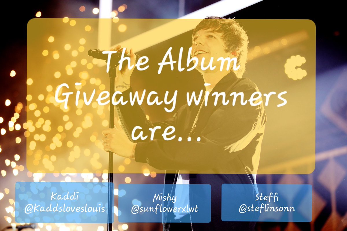 LouiessHQ's tweet photo. So...here we go
Now that our #24DaysOfLouis calendar is over, we can announce our winners for the giveaway.
Thank you to everyone who participated, it was REALLY hard picking someone so we decided to do a little prize for all the others too. Congrats to who won. We love you all❤️ https://t.co/GtjdoOwfaT