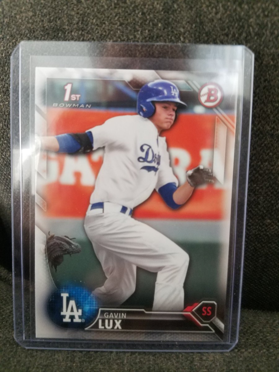 OCSCRATCHERS's tweet image. 2016 Bowman Draft Prospect Rookie Gavin Lux #67 - Dodgers
#marketplace #savedsearch @HobbyConnector @OnReplin $2 shipped PWE no tracking