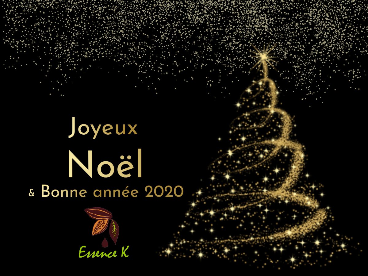 ESSENCEK7's tweet photo. Essence K vous souhaite un Joyeux Noël et une Bonne et Heureuse Année 2020.
#LessentielDuCacao
https://t.co/iTP676PzCQ https://t.co/nW6KgQ6OUS