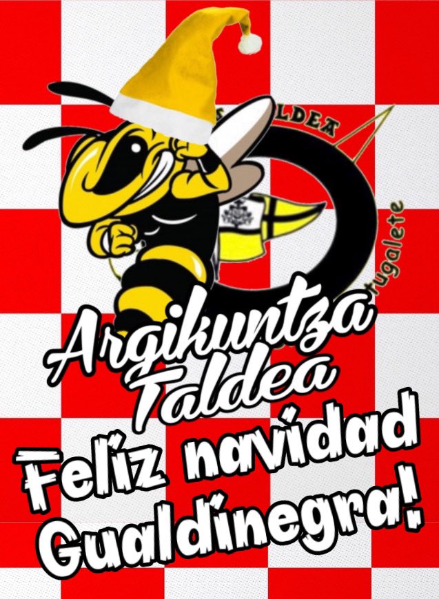 argikuntza's tweet photo. FELIZ NAVIDAD GUALDINEGRA !!!🎄🎁 #aupaportu https://t.co/JxZ9y7uJNF