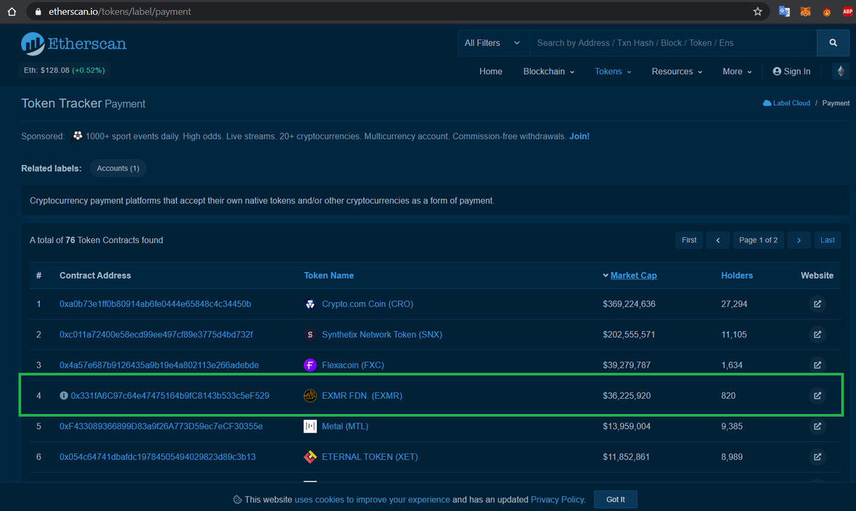 EXMR FDN. tweet media