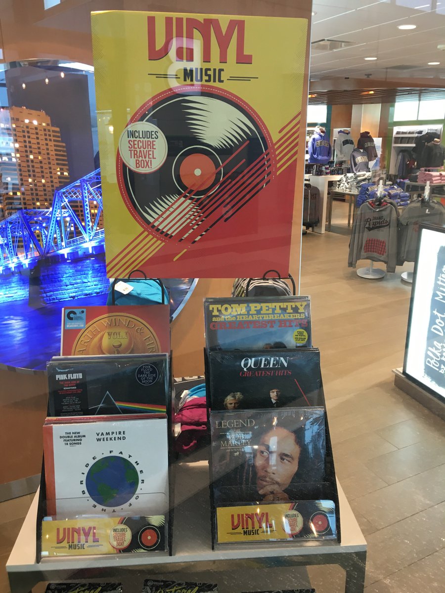 Alexander_Peric's tweet photo. For all you last minute shoppers, @FlyGRFord has got you covered! Stop by #ATouchofGrandRapids in our Market Place to scoop up these hot items. @hudsongroup @Hudson_News @CityGrandRapids @KentCountyMI @migov  #VinylRecords #Vintage #Unsalted #GrandRapids #616 #Christmas https://t.co/Rxm7Lc7hTg