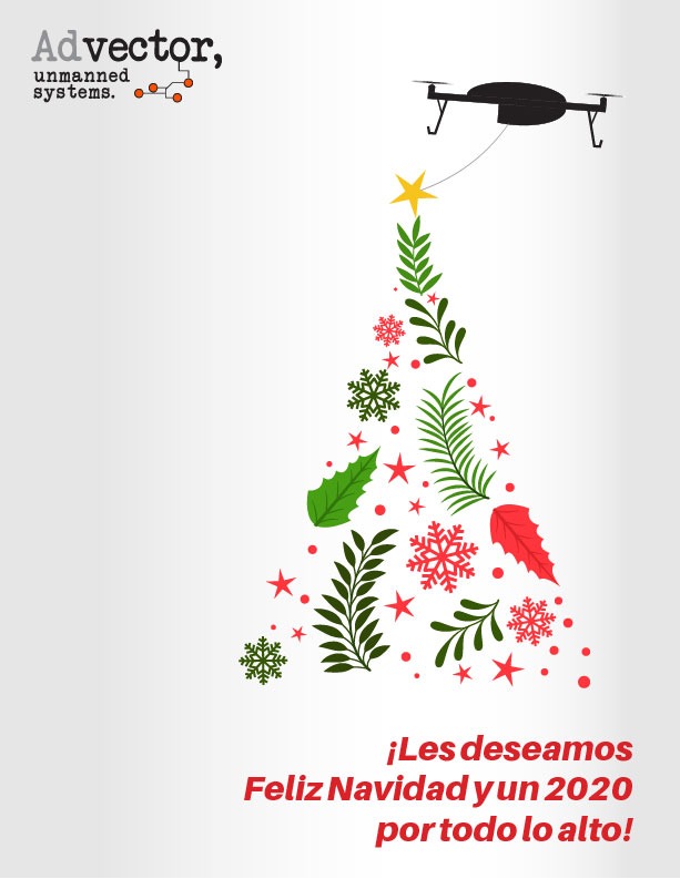 Advector's tweet image. En estas fechas en que recordamos los triunfos y aprendizajes del 2019, damos gracias a todos los que de una u otra forma hicieron parte de la historia que los cuenta y les deseamos un año nuevo aún más emocionante. #Feliz2020  #NavidadEnFamilia #DronesConSelloColombiano