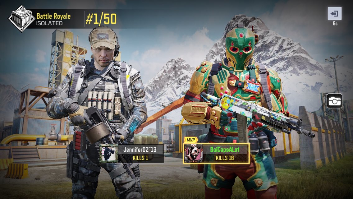 billayye1's tweet photo. My teammate lagged out but oh well @COD_MOB_Esports @CODMOBILE https://t.co/QXA09Rmwl4