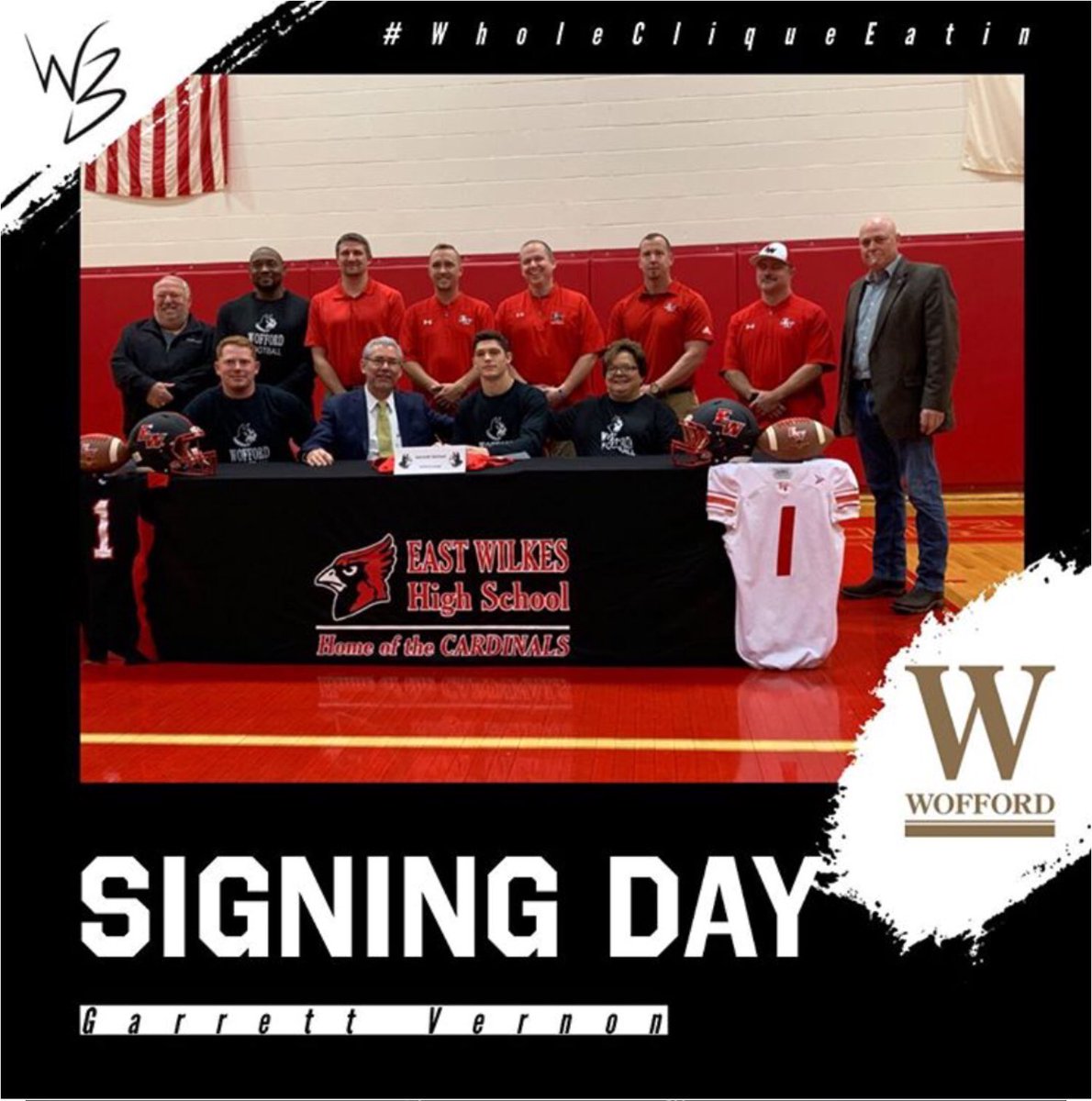 willbradleysp's tweet photo. Signing Day 2020 🖊
Garrett Vernon (@GarrettVernon7)
East Wilkes ➡️ Wofford
#WholeCliqueEatin https://t.co/NurBi7dx2l
