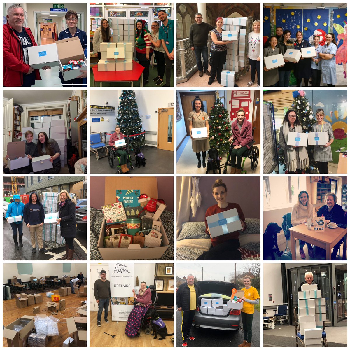 KateStanforth's tweet photo. Over 1,800 boxes donated. Over 2,000 gifts given &amp; families helped. 2019 @projectparentgb over and out ✌🏻 I’m just bursting with pride for my whole team. To all who have to spend Christmas in hospital, especially the carers we support, this one’s for you 💕 https://t.co/KEQbqvE6a4
