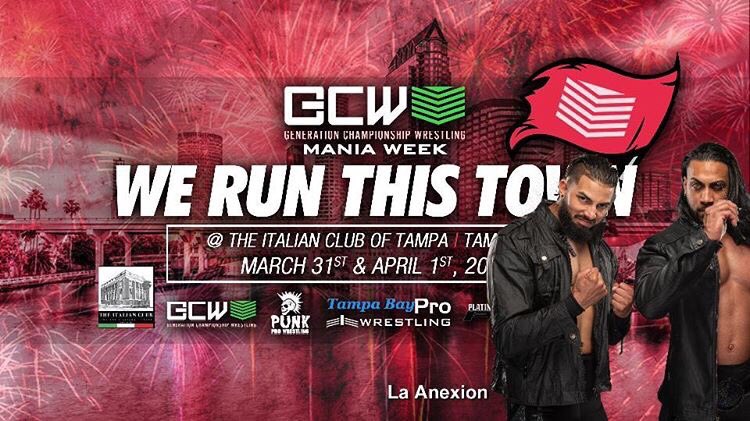 My first time in Tampa,FL @GCWWrestlingPro