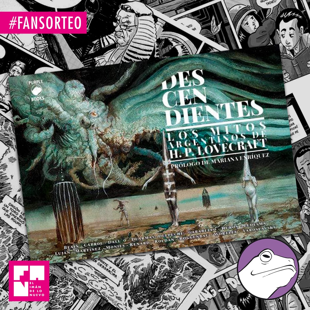 FANelprograma's tweet photo. 💥 #FANsorteo 💥
🚨 ¡Se viene uno de los últimos sorteos del año! 🚨
¡Sorteamos el cómic DESCENDIENTES: Los mitos argentinos de H. P. Lovecraft! Gracias a PURPLE BOOKS 🐸
¡RT, follow y ganá! ✌
Se va el viernes desde las 21 horas por https://t.co/HDRr1GBFNR 🔈 https://t.co/rPVoEcSQTM