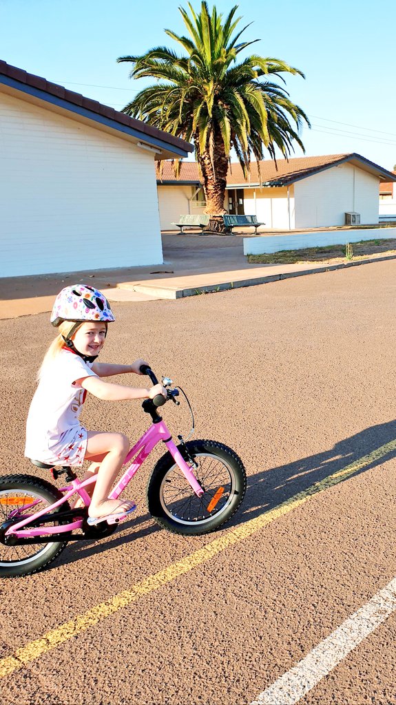 SMikic13's tweet photo. @santa has outdone himself this year. #MilaKyahMikić's smile says it all 🙂🚲
#BicycleExpress
#Christmas 
@TrekBikes #Precaliber https://t.co/erEOGrR85B
