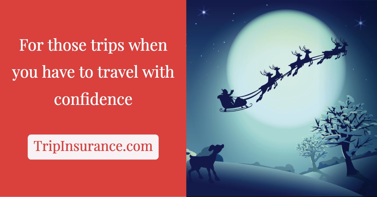 TripInsurance's tweet photo. TripInsurance is wishing you a very Merry Christmas! https://t.co/5MaT4dC1P9 is there for all your trips ✈️ when traveling with confidence is the ONLY option. #safetravels #MerryChristmas #travelmore https://t.co/0jcqLAgoZl