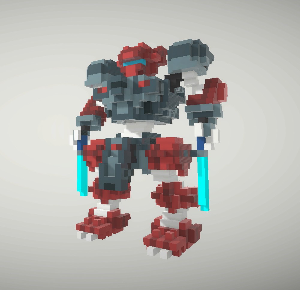 ForestGameDev's tweet image. Needed to do something related to the season... So #MerryChristmas #mecha lovers!

#VoxelPop #androidapp #gamedev #indiedev #voxel #voxelart