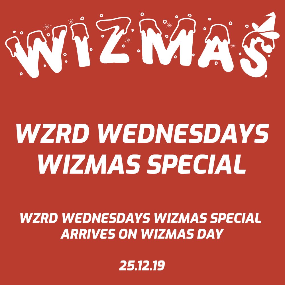 #WIZMAS COUNTDOWN FOUR
RT, LIKE AND REPLY TO ENTER... 

ONE WINNER EVERY HOUR  <a href="/wzrdpartners/">WZRD PARTNERS</a>
