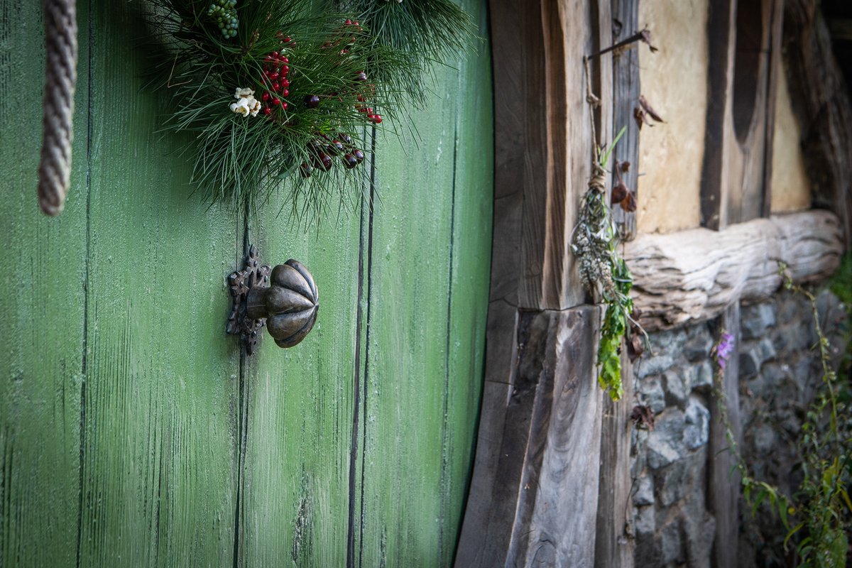 Wishing you all a merry festive season. Be sure to feast like a Hobbit and take care of any unexpected guests! Hobbiton Movie Set, Matamata, NZ.