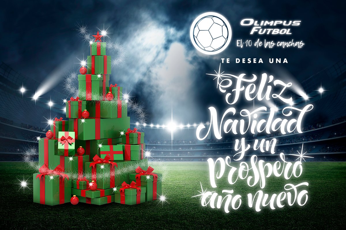 Olimpus 7 ⚽️ te desea una Feliz Navidad 🎅🏻
#ElDiezDeLasCanchas 🔟