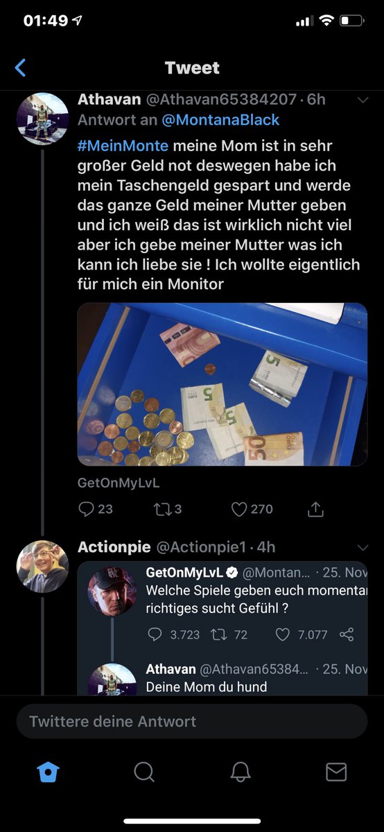 EvolMS_'s tweet photo. Wenn man so armselig und eklig ist wie @Athavan65384207 hat man jegliche ehre und respekt verloren shame on you
#MeinMonte @MontanaBlack https://t.co/4pvW5AMQsM