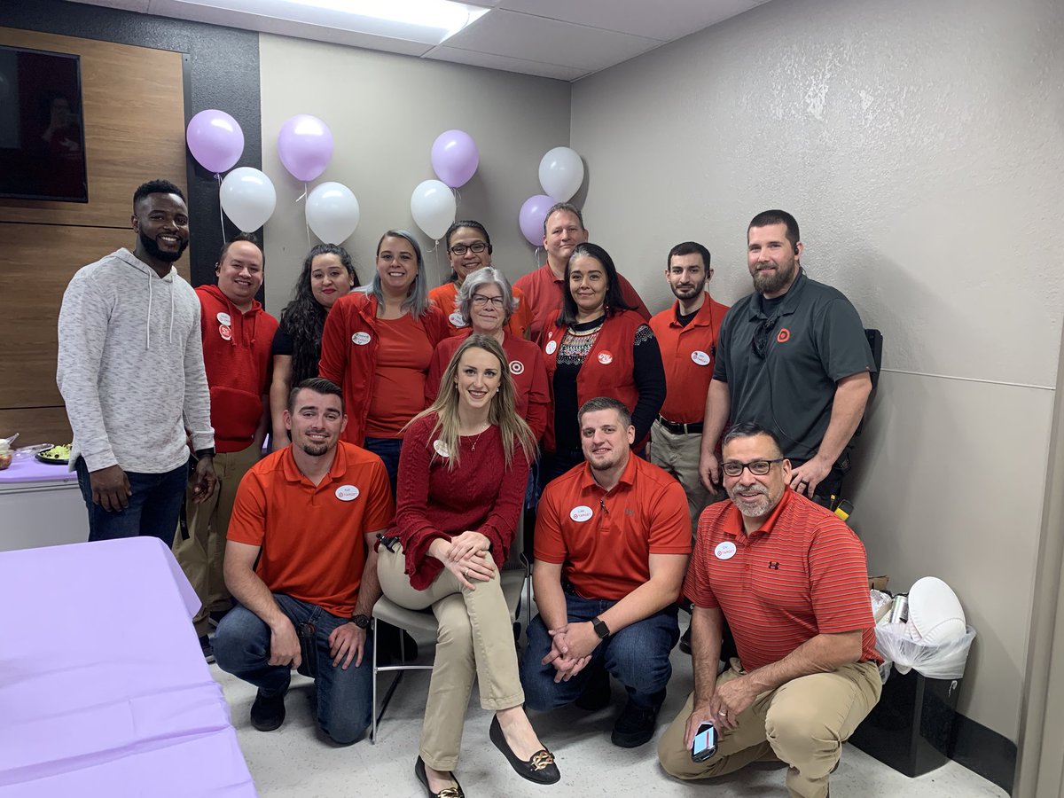 Even with all the commotion with the holidays, I’m glad we were all able to celebrate this amazing women’s retirement after 35 years with Target!  Congratulations Peggy, we will miss your positive, loving self!@LukeBakemeier <a href="/paulmcgee890/">PaulMcgee</a> <a href="/HortonWaldo/">Jennifer Horton</a> @jonathan_battou