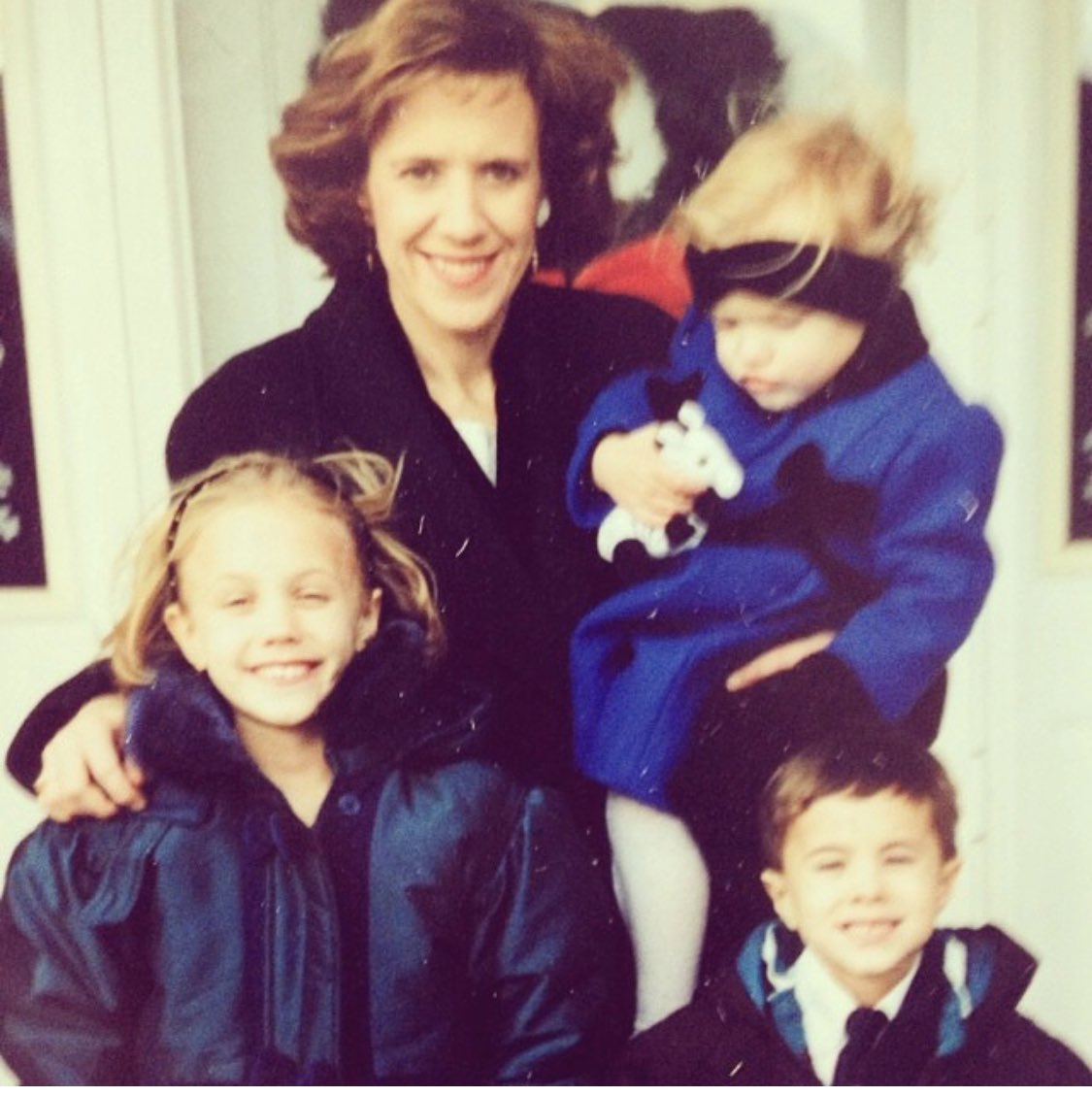 Kat Timpf on X: "Found this old photo that my dad snapped of us kids with Mom on our way to #Wigilia years ago. A lot has changed: My mom's been dead