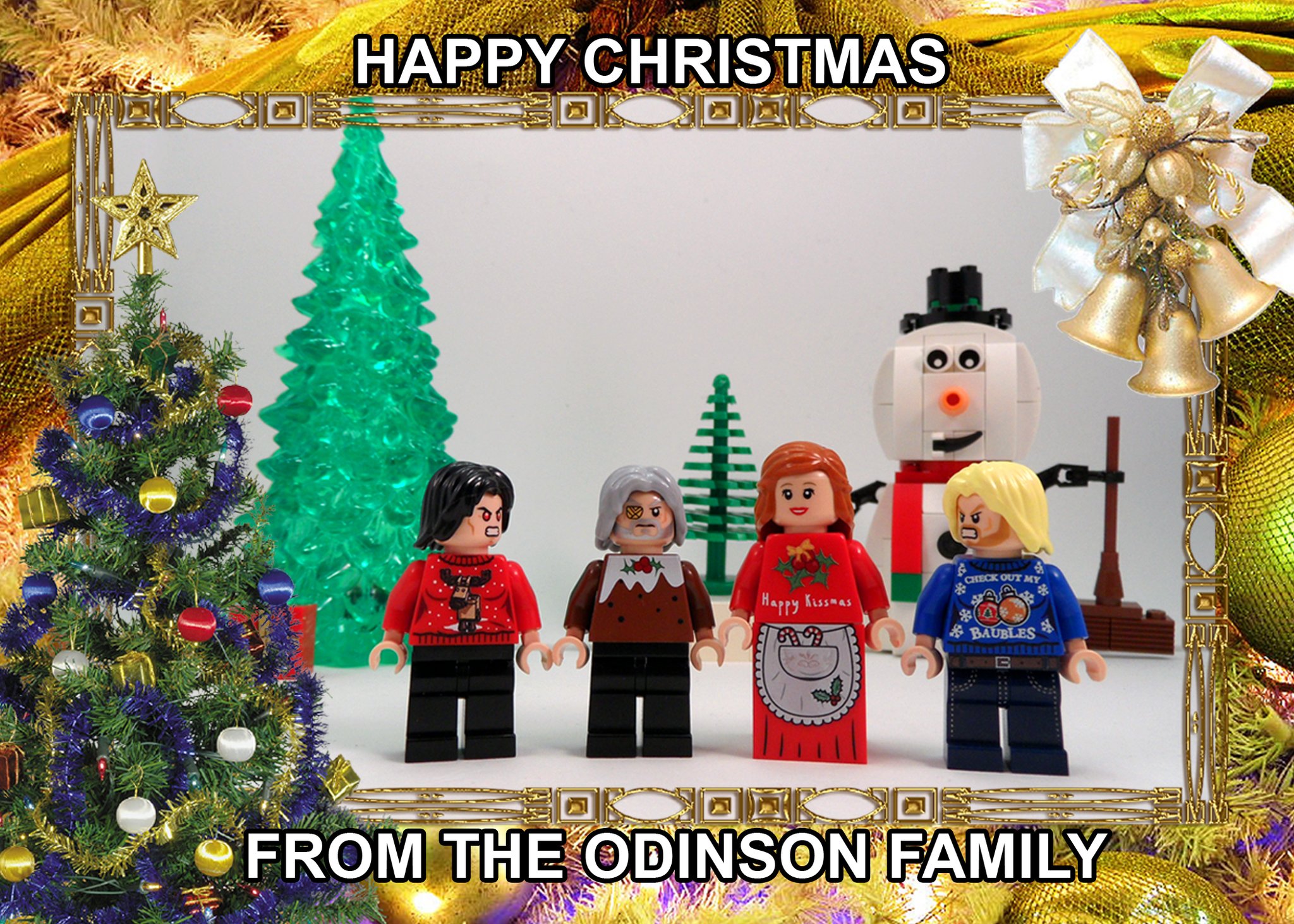 Lego Loki On Twitter Wishing A Very Happy Christmas To All Mortals Of Midgard Who Celebrate From The Odinson Family twitter