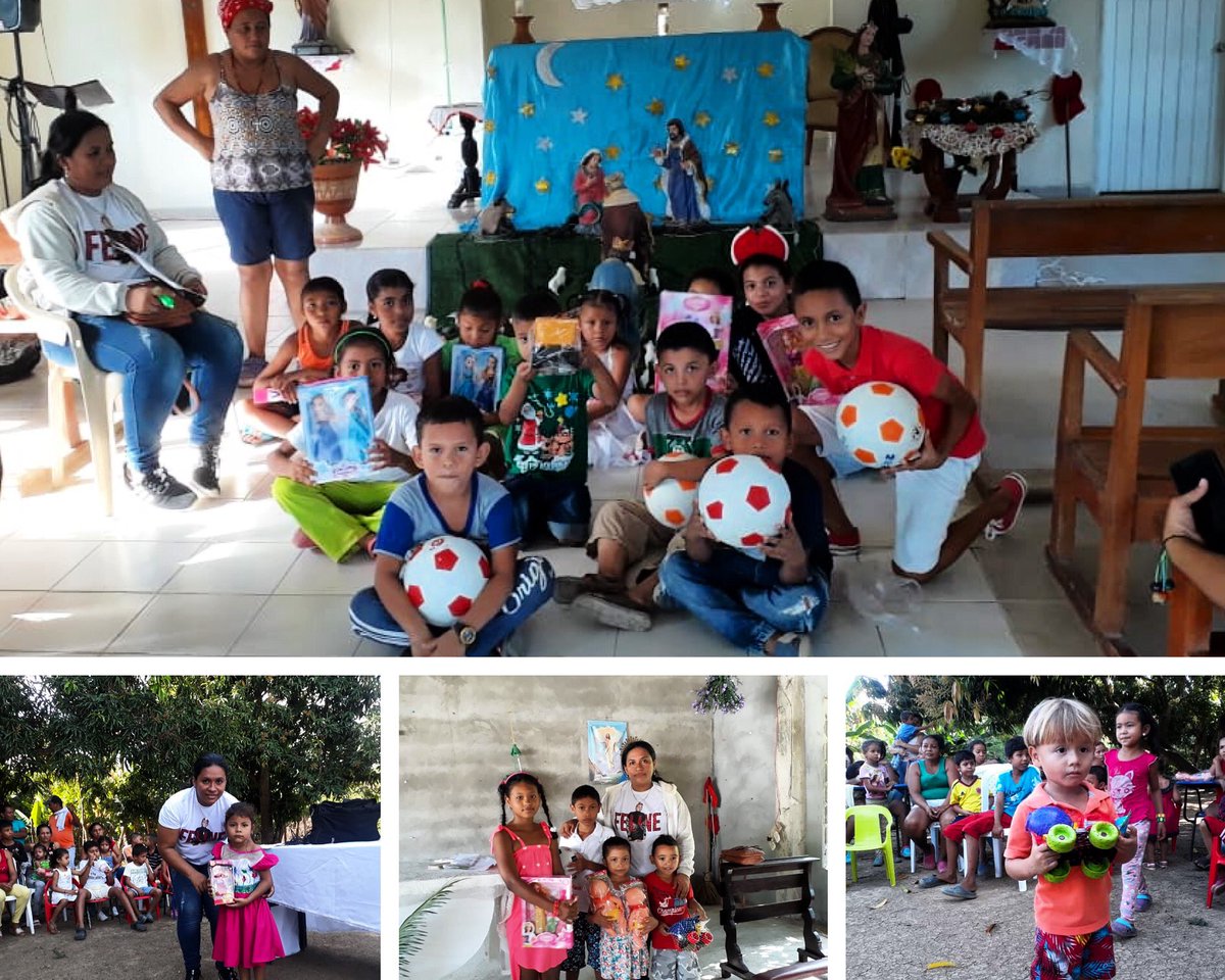 Así vamos con nuestros recorridos maratónicos llevando sonrisas a más niños cereteanos. Imágenes de Venados Campanito. #GestiónSocial #Navidad #ProgresoSeguro