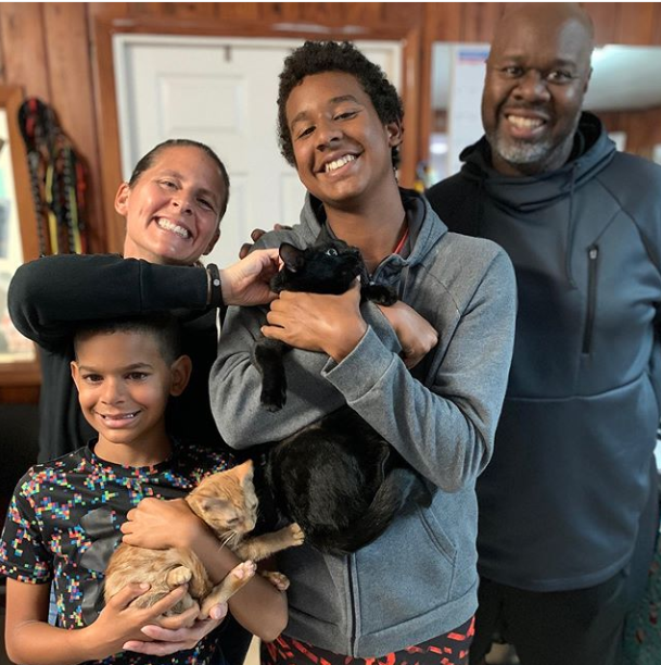 Our shelter kitties had a really nice Christmas Eve today with 5 of them finding new forever homes. Congrats to Demi (orange), Morticia (black) and all our kitties who are in homes this evening!