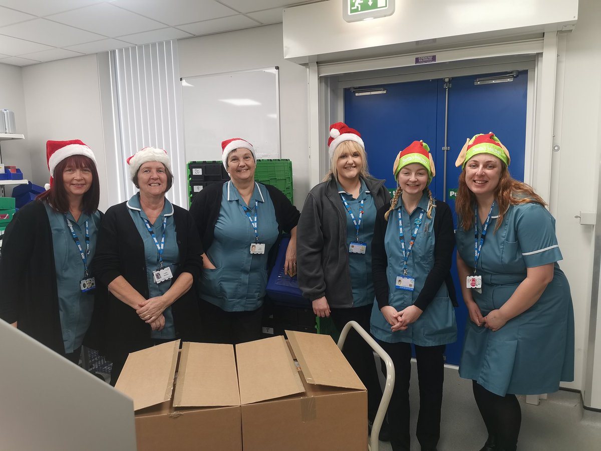 DchsPharmacy's tweet photo. Merry Elfmas from the Walton Pharmacy gang! 💊🎅 https://t.co/AjLG8lZhPz