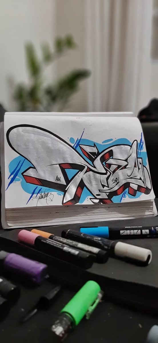 talugraffiti's tweet photo. #streetart #urbanart #stylewriting #Macaé #wildstyle #graffitilove #graffiti_art #Graffiti #art #arte #writer #graffitiwriter #felipetalu #oldschool #ablcrew #stylefile #graffitibrasil #sketchbook #sketch #drawing #sketchgraffiti #posca #poscabrasil #poscapens #poscaart https://t.co/mP96heilUf