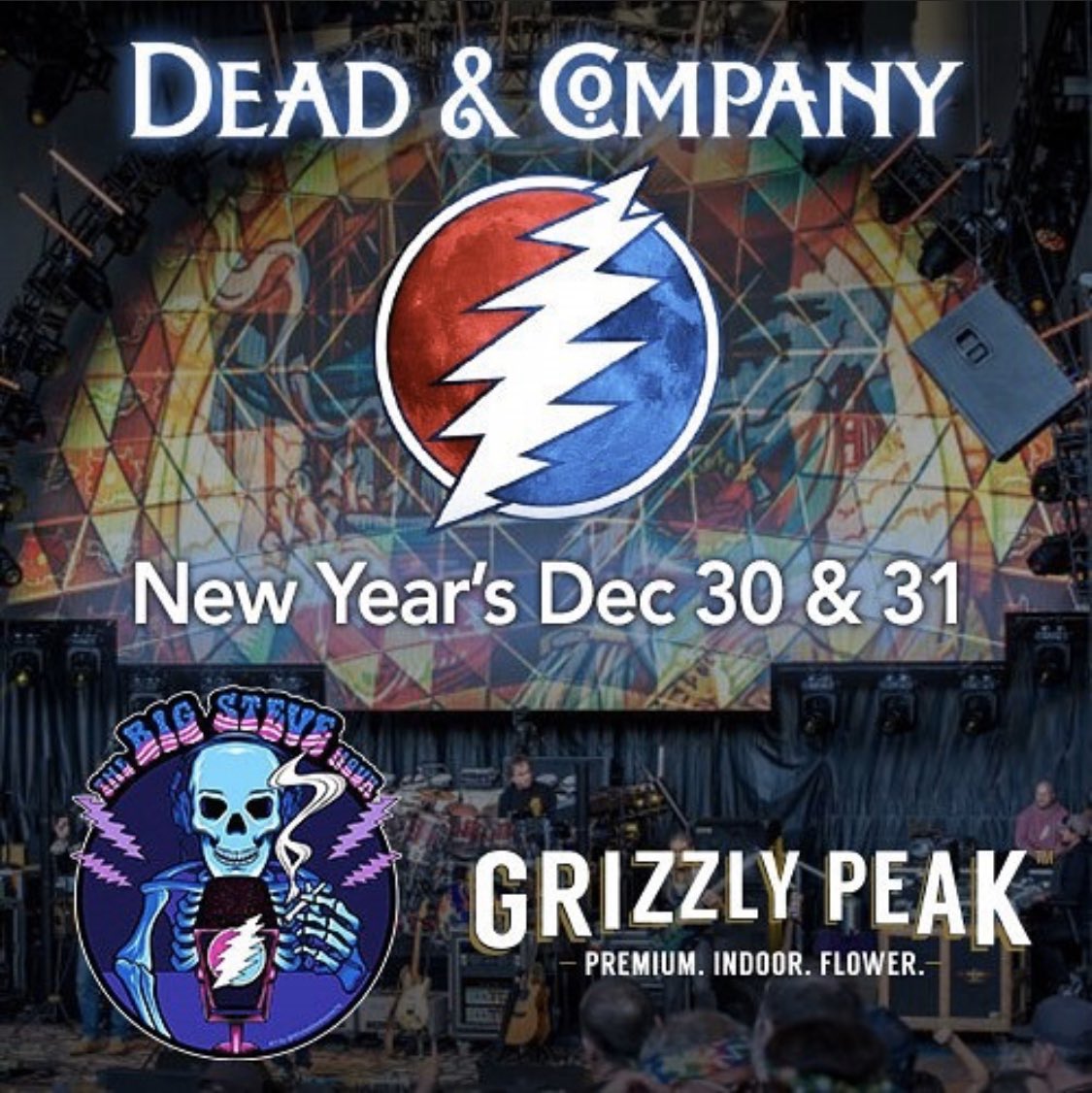 Steve Parish (@bigsteveparish) on Twitter photo Which <a href="/deadandcompany/">Dead & Company</a> shows are you headed to? I’ll be at <a href="/ChaseCenter/">Chase Center</a> both nights along with special guest <a href="/GrizzlyPeak_/">Grizzly Peak™</a> hosted #VIP section. #NewYearsEve #HappyHoliday Which <a href="/deadandcompany/">Dead & Company</a> shows are you headed to? I’ll be at <a href="/ChaseCenter/">Chase Center</a> both nights along with special guest <a href="/GrizzlyPeak_/">Grizzly Peak™</a> hosted #VIP section. #NewYearsEve #HappyHoliday