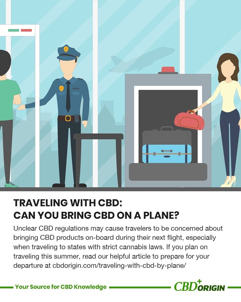 If you plan on bringing #CBD on your next flight, find out the answers and learn a few traveling tips at 
👉go.cbdorigin.com/flying-with-cbd👈