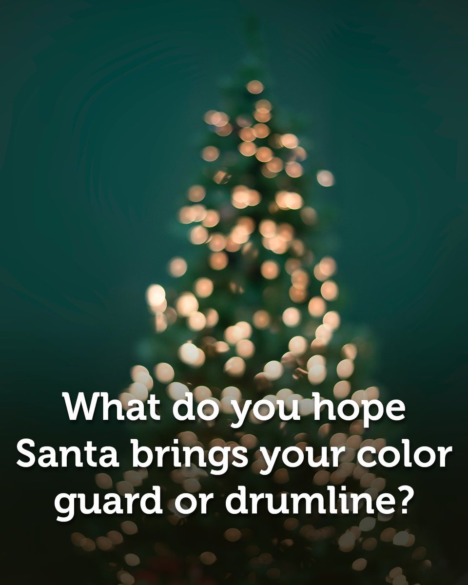 TheGuardRoomInc's tweet photo. What do you hope Santa brings your color guard or drumline? #TheGuardRoom https://t.co/3pNzCiF58n