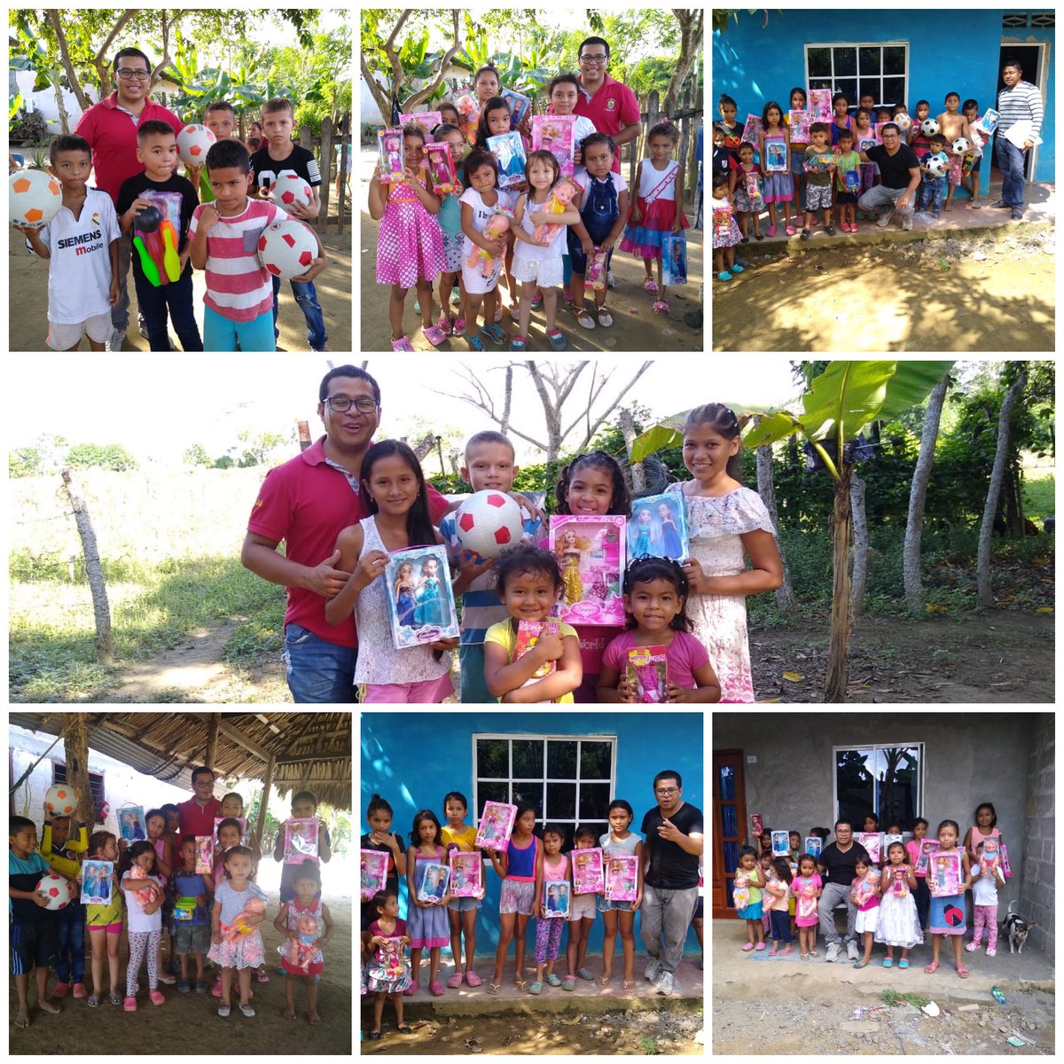 ¡Una administración imparable! Manguelito también vive la #NavidadProgresoSeguro. #GestiónSocial.