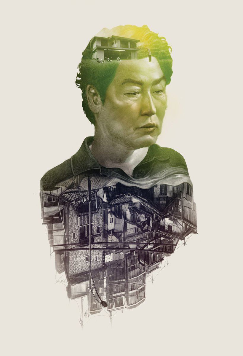 neonrated's tweet image. In the seasonal spirit, we're giving away two sets of the gorgeous @ParasiteMovie art by super-artist @GregRuth, signed by Bong Joon Ho. Follow us and retweet to enter to win. Keep RT'ing until NYE. #ParasiteMovie