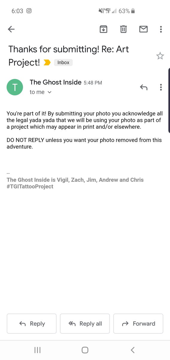 Itsrickieeeee's tweet photo. This is pretty cool! #TGITattooProject https://t.co/A6HdITpq7A