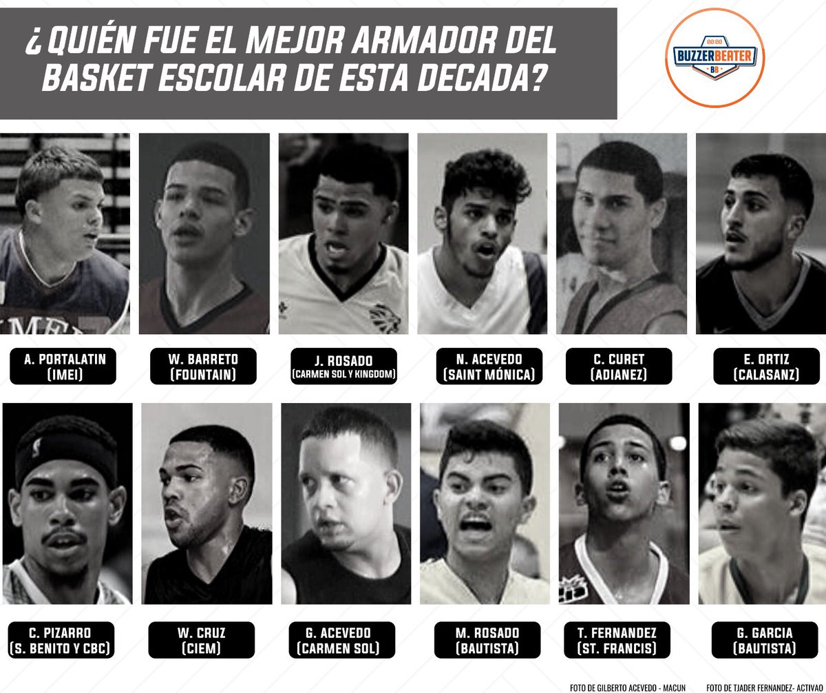 buzzerbeaterpr's tweet photo. Que muchos buenos armadores se vieron en esta década en el baloncesto escolar. ¿Para ti quién fue el mejor? https://t.co/4KxLjNzOF2