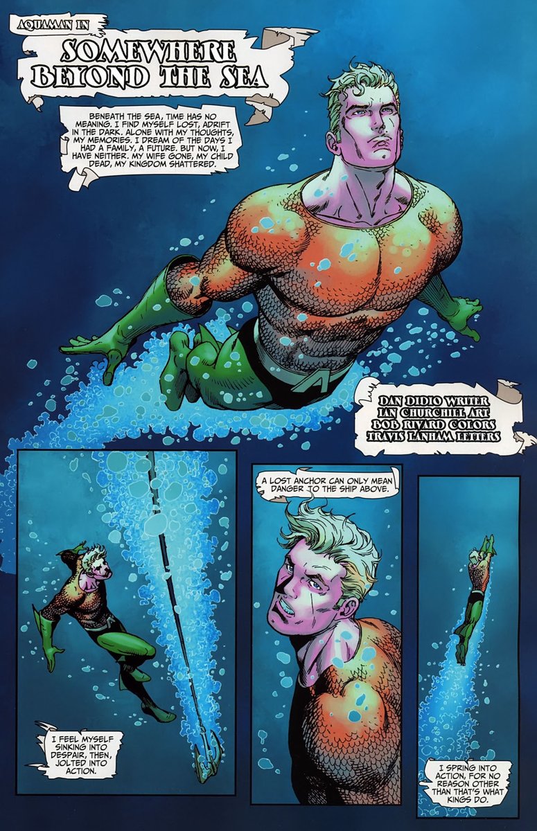AquamanUniverse's tweet photo. Its Christmas Eve and the Sea King is feeling as low and alone as ever... Please enjoy Aquaman in "Somewhere Beyond The Sea." ✨ https://t.co/6EwuwQ64ik