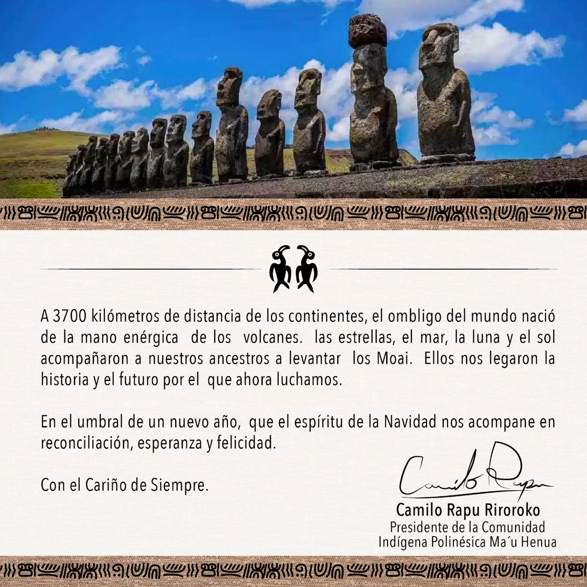Comunidad Indígena Ma'u Henua tweet media