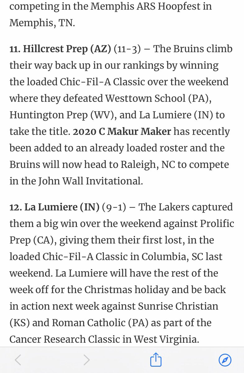 CoachNkw's tweet photo. Hillcrest Prep Ranked #11 In The Nation #WeAreAZ #Hillcrest #Bruins #NationallyKnown #JustDifferent https://t.co/kxXF4XxGvc