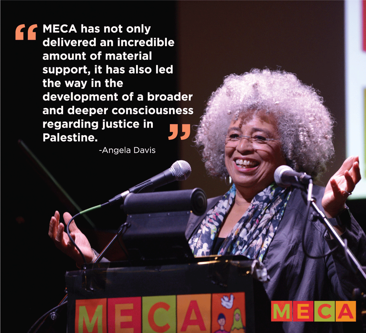 MECAForPeace's tweet photo. Angela Davis has been one of our great supporters and inspirations! Follow her lead and join the group of supporters. Your donation to MECA will be matched by a group of generous supporters up $100,000 through December 31st.
#MatchDonation #Giveback #MECA
https://t.co/d6j0Sxb2Cu https://t.co/p3aBU9E1BT