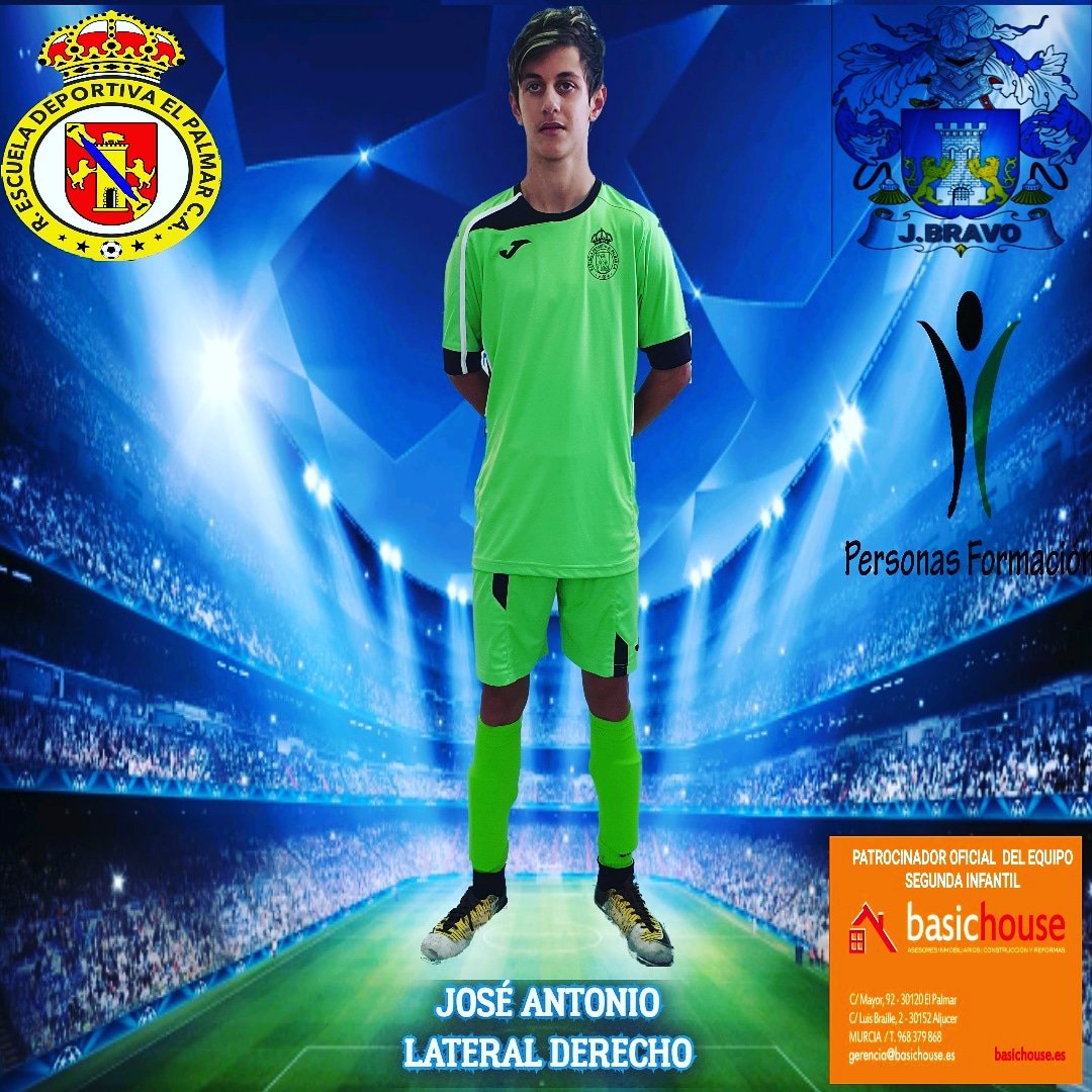 REDPalmarCA's tweet photo. José Antonio lateral derecho del equipo segunda Infantil 
#realescueladeportivaelpalmar 
#personasformacion 
#seguimoscreciendo https://t.co/MpQP2MMew3