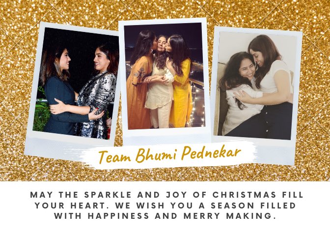 TeamBhumiP's tweet photo. @TeamBhumiP Christmas Card 2019 ❤
May your home be filled with laughter, contentment, harmony, peace, and abundance of mercy. 🎄 #merrychristmas  
@bhumipednekar @samikshap @sumitrap1 https://t.co/WIryedaKUi
