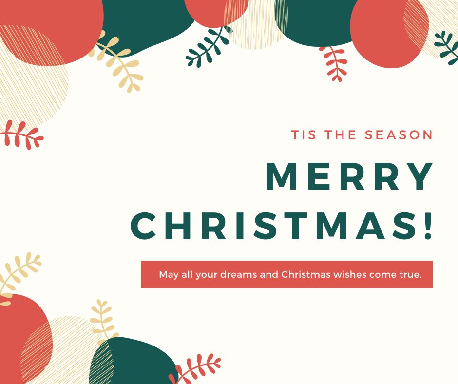 We wish you a very very merry Christmas (and a happy new year of course as well). We hope your day is full of laughter and love.