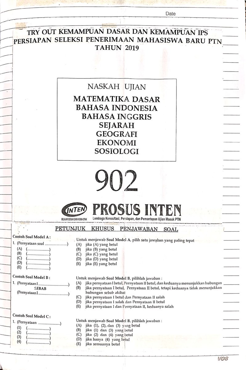 Contoh Soal: Contoh Soal Matematika Dasar Inten