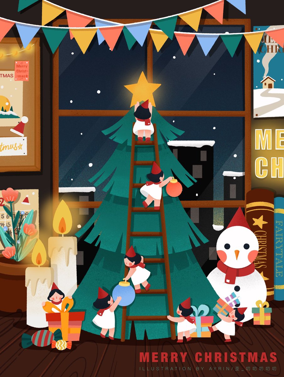 amyooyy's tweet photo. Merry Xmas🎄
圣诞节快乐🎄
#illustration https://t.co/pcOfVv8vRb