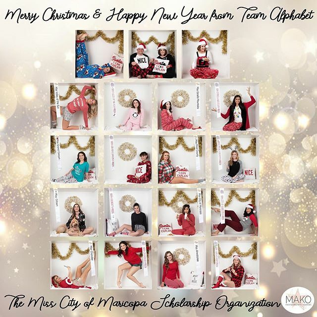 MissEstrellaAZ's tweet photo. Happy Holidays from all of us on #teamalphabet and the Miss City of Maricopa Organization!  I had so much fun with my sisters shooting these photos. Thank you so much to Samantha @makophotoaz for capturing these fun photos! I hope everyone has a safe and… https://t.co/8q9YTnvxTl https://t.co/jo0TFoF5F8