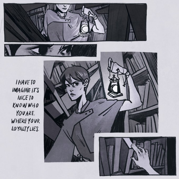 little one-off comic with some good old oc angst 