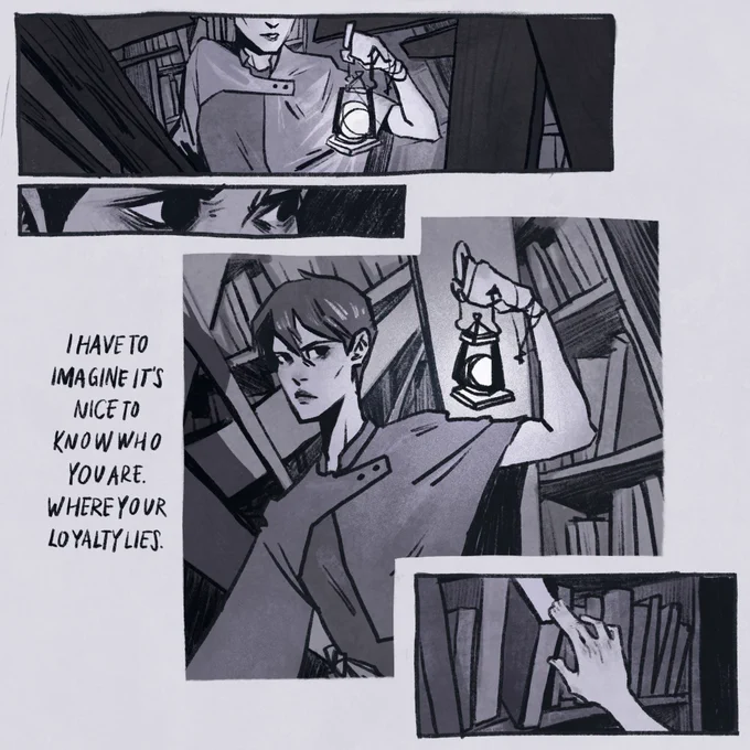 little one-off comic with some good old oc angst 