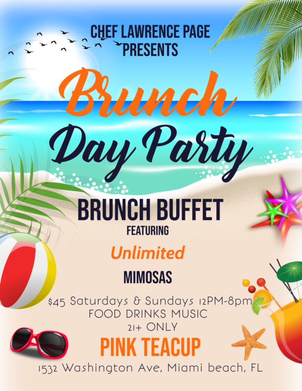 PinkTeacupNYC's tweet photo. Y’all ready for that Christmas turn up⁉️ The only place to get litty litty is at #pinkteacupmiami BRUNCH DAY PARTIES!! This Saturday and Sunday 12pm - 8pm. Leave ya liver at home😂 #pinkteacupmiami #brunchdayparty #unlimitedmimosas🍾 https://t.co/GSy83J0PVr