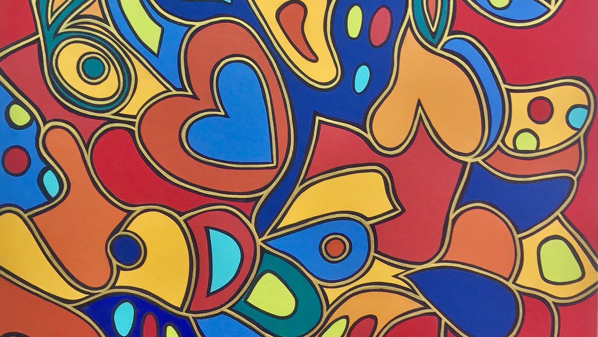 ACA_SHOW's tweet photo. "Sweet" by Adeline Buenaventura, Buenaventura Art Gallery, France
.
#asiacontemporaryartshow #contemporaryart #artlovers #discoverart #acrylic #painting #colour #love #heart #happy #joy #artist #artfair https://t.co/oTRvcfeP58